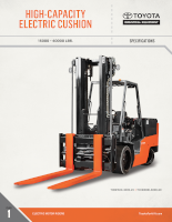 High Capacity Electric Forklift Document