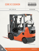 Core Internal Combustion Cushion Tire Forklift Document