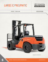 Large Internal Combustion Pneumatic Tire Forklift Document