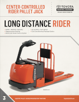 Center Controlled Rider Pallet Jack Document