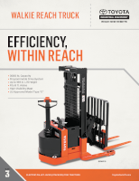 Walkie Reach Stacker Forklift Document