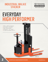 Industrial Walkie Stacker Forklift Document